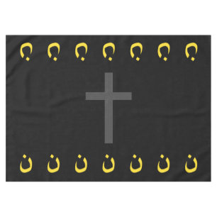Nappe Symbole chrétien Nazaréen Solidarité et Croix