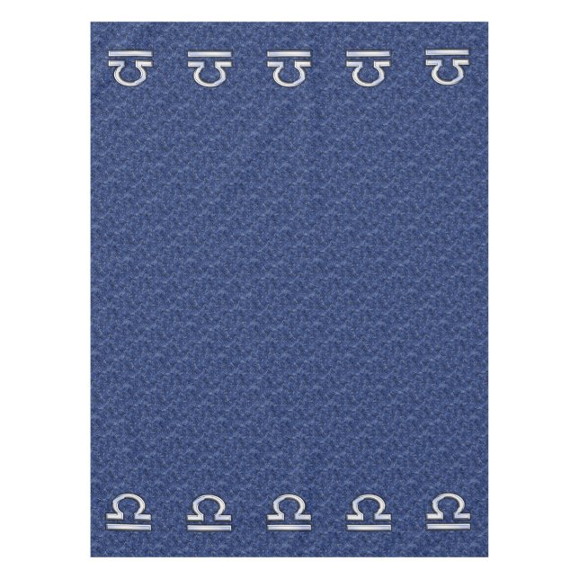 Nappe Symbole du Zodiaque de Libra sur Camo numérique bl (Devant)