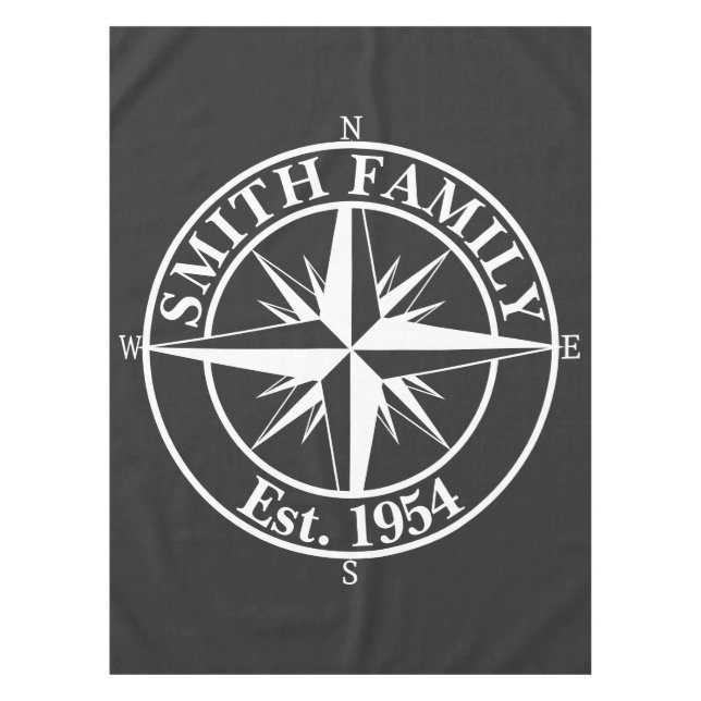 Nappe Symbole personnalisable du monogramme étoile de la (Devant)