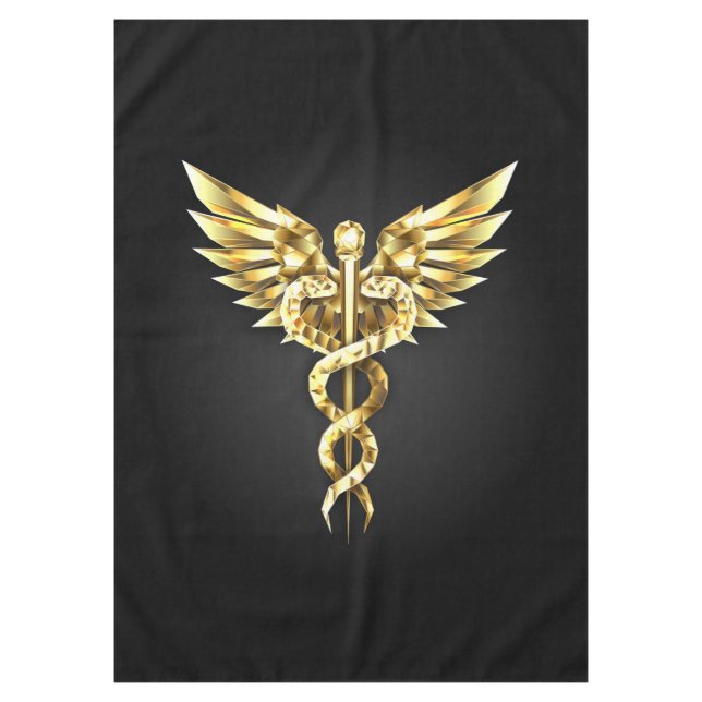 Nappe Symbole Polygonal Or Caduceus (Devant)
