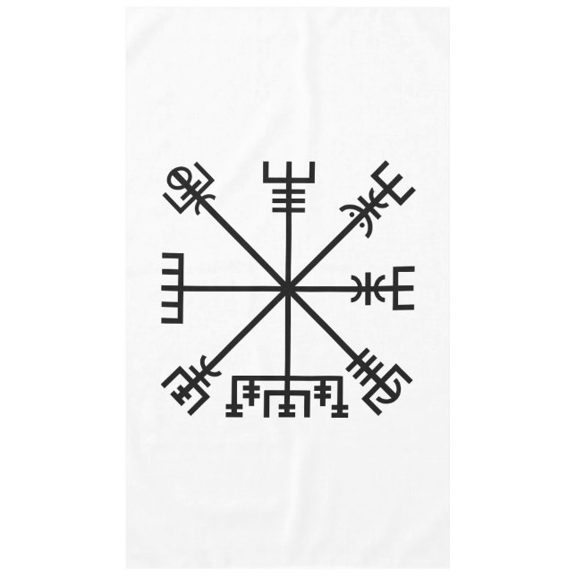 Nappe Symbole Viking Vegvisir (Devant)