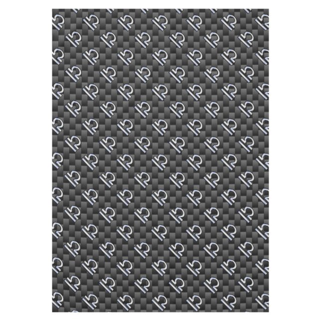 Nappe Symbole zodiaque de la bibliothèque d'argent sur l (Devant)