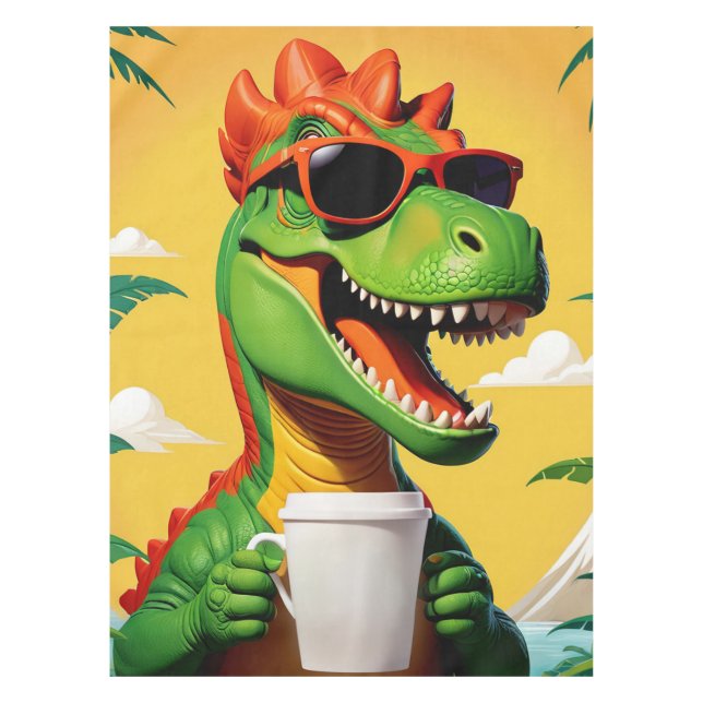 Nappe T-Rex Dinosaur Drôle (Devant)