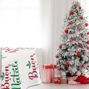 Nappe Table à manger de la cuisine Natale de Buon rouge
