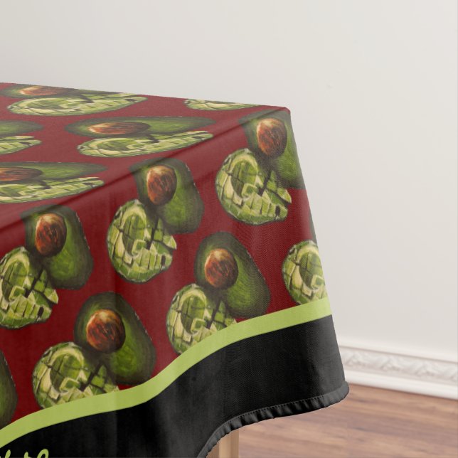 Nappe Table Avocado - Personnalisation optionnelle (In Situ)