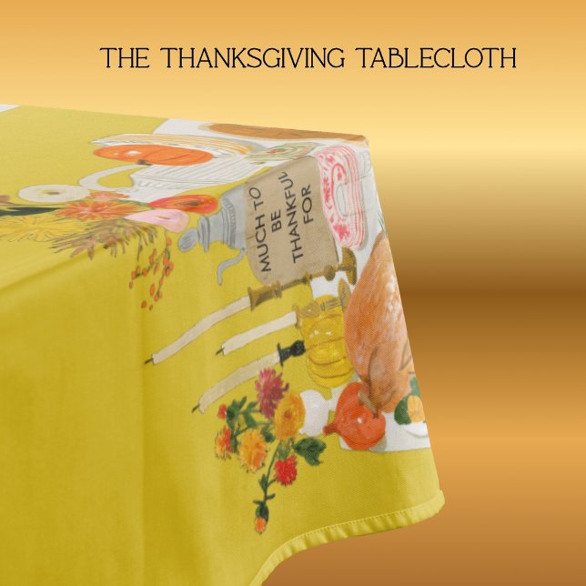 NAPPE TABLE DE THANKSGIVING CHARMANT (Créateur téléchargé)