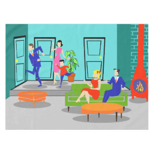 Nappe Table Retro Classic Television