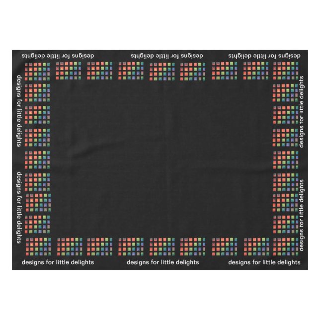 Nappe TABLECLOTH - designs pour petits plaisirs (Devant (Horizontal))