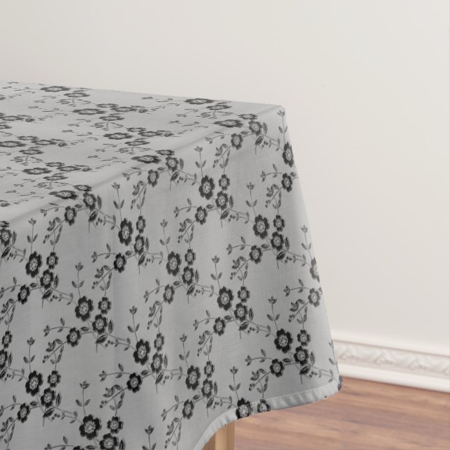 Nappe TABLECLOTH EN COTON FS Style 1-Silver-52x70 (In Situ)