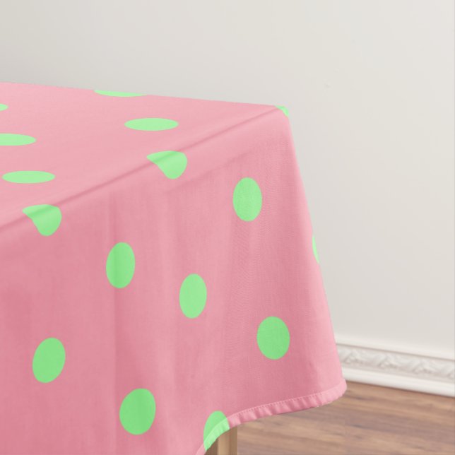 Nappe Taches vertes roses (In Situ)