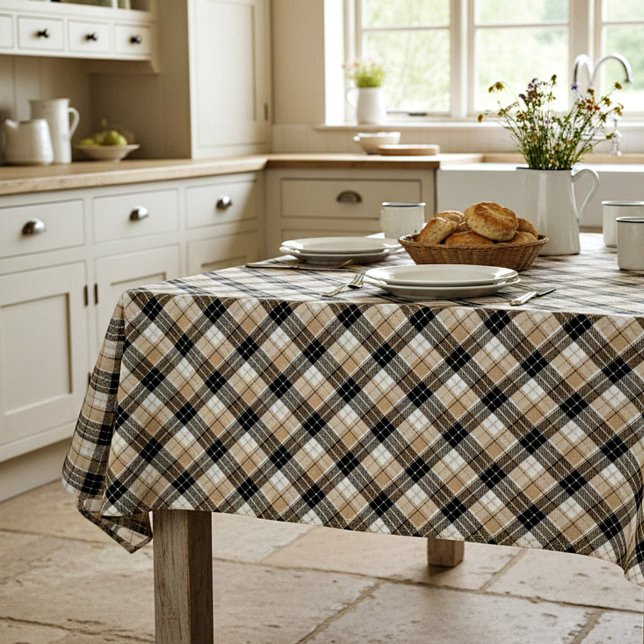 Nappe Tan et plaid noir (Créateur téléchargé)