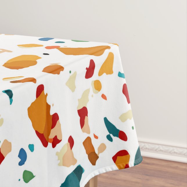 Nappe Tan Terrazzo | Peinture Eclectique Quirky Confetti (In Situ)