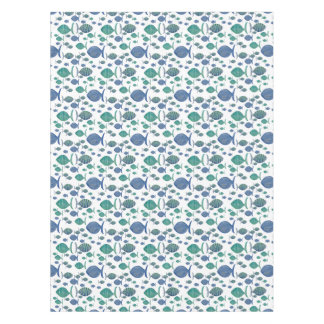 Nappe Tant de poissons bleus