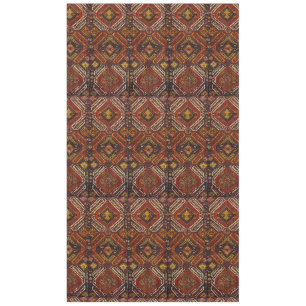 Nappe Tapis caucasien aux couleurs chaudes 