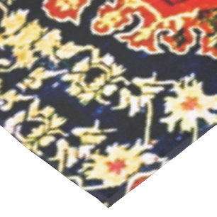 Nappe Tapis oriental en bleu&orange