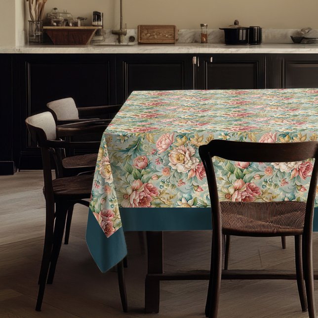 Nappe Tapisserie Rococo intemporelle tactile sophistiqué (Timeless Rococo Tapestry Sophisticated Touch Tablecloth)