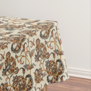 Nappe Tapisserie vintage design sur Grey