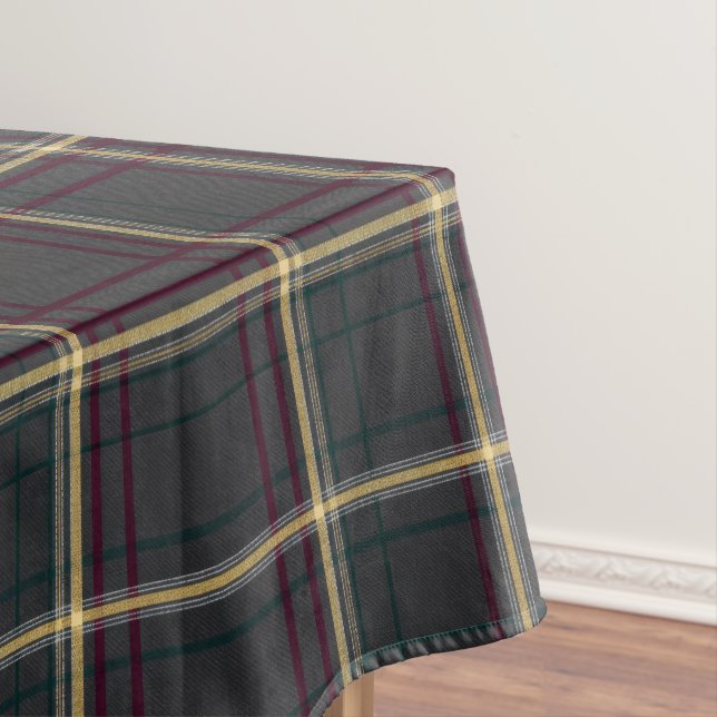 Nappe Tartan à carreaux gris et vert (In Situ)