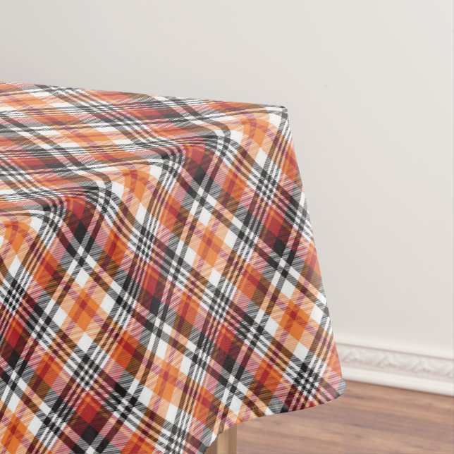 Nappe Tartan à carreaux orange (In Situ)