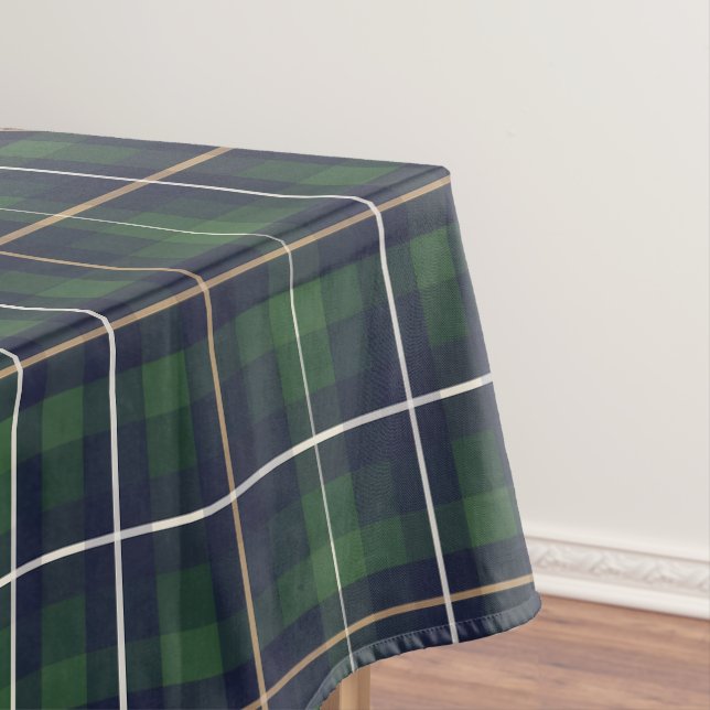 Nappe Tartan à carreaux vert classique (In Situ)