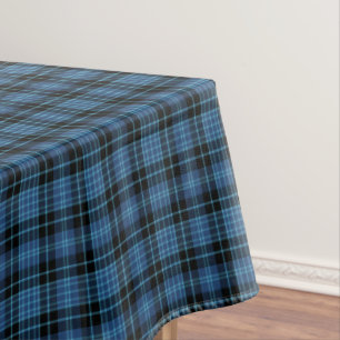 Nappe Tartan bleu et noir de clergé écossais