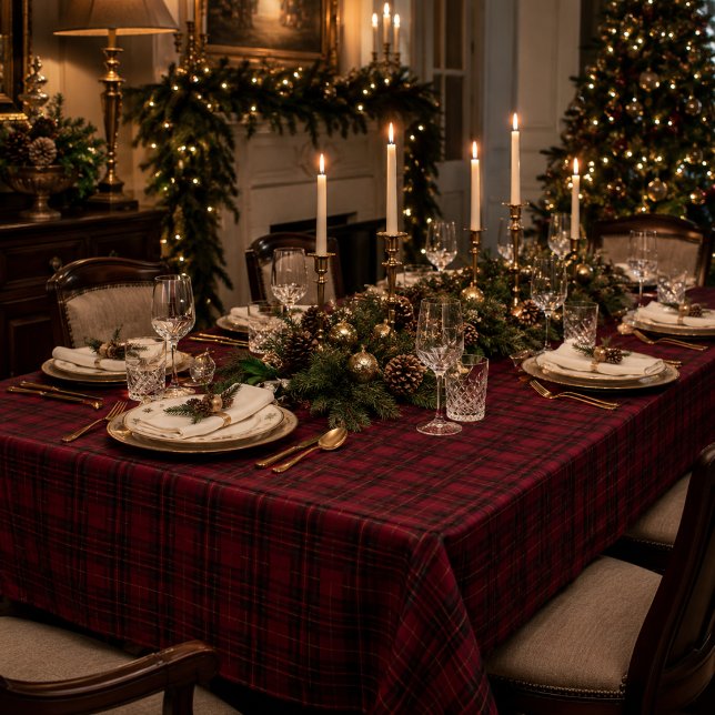 Nappe Tartan Bourguignon Élégant (Créateur téléchargé)