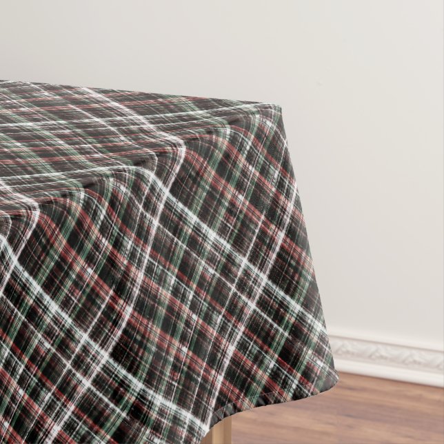 Nappe Tartan de Noël texturé.  (In Situ)