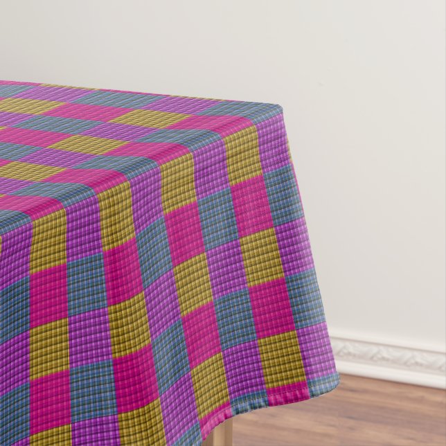 Nappe Tartan de prune de sucre, (In Situ)