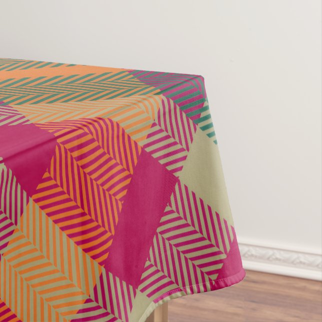 Nappe Tartan Écossais Vert Rouge Jaune à Carreaux (In Situ)