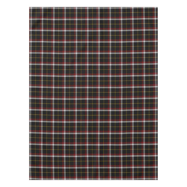 Nappe Tartan noir de clan (Devant)