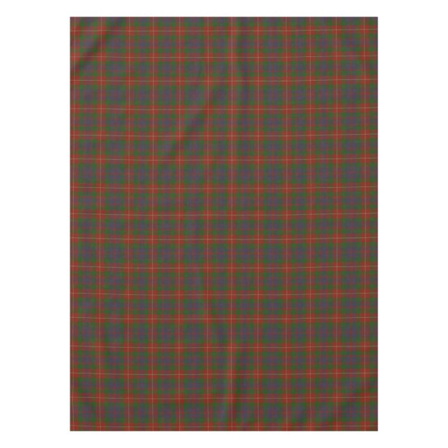 Nappe Tartan plaid du clan écossais Fraser (Devant)