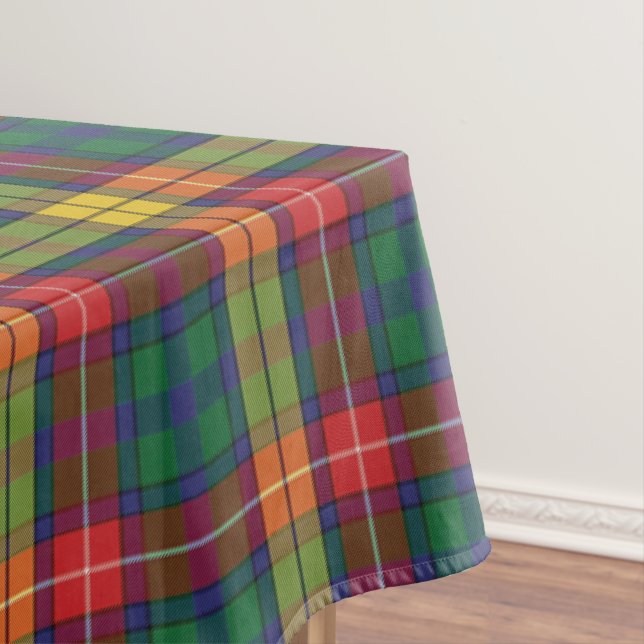 Nappe Tartan Plaid Scottish Clan Buchanan Check (In Situ)