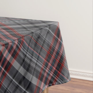Nappe Tartan rouge et gris