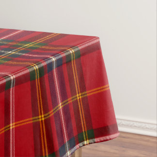 Nappe Tartan Royal Stewart Rouge Or Plaid Écossais