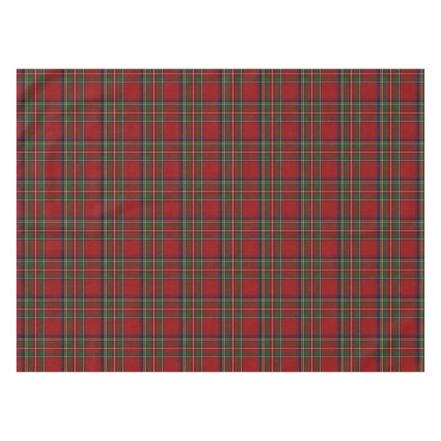 Nappe Tartan Royal Stewart Tartan en tissu de table (Devant (Horizontal))