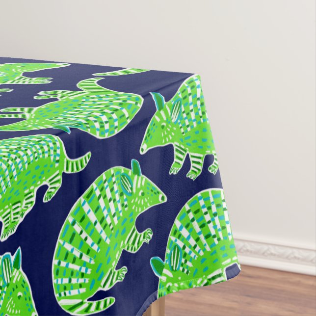 Nappe Tatou vert preppy / Fête sudiste marine (In Situ)