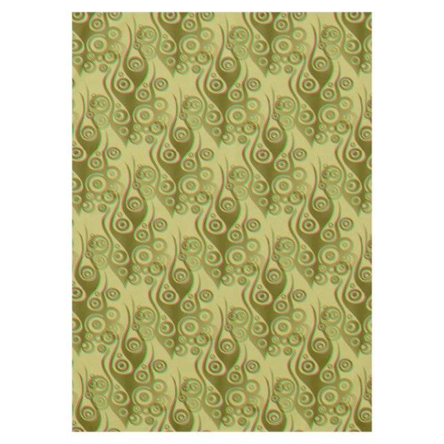 Nappe Tattoo flammes & cercles motif + votre backgr. (Devant)