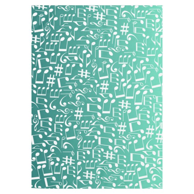 Nappe Teal Bleu Vert Lumière aux Teintes Sombres Notes d (Devant)