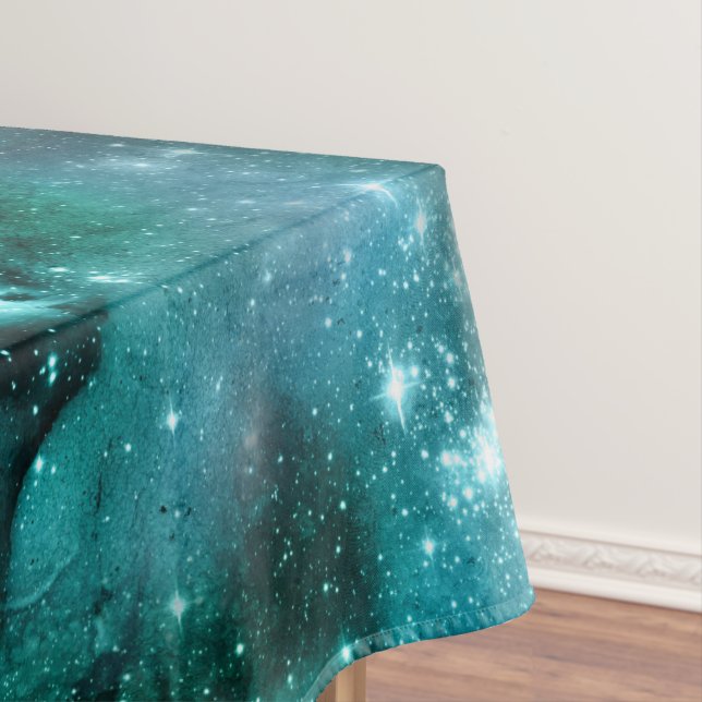 Nappe Teal Galaxy Series Design 6 (In Situ)
