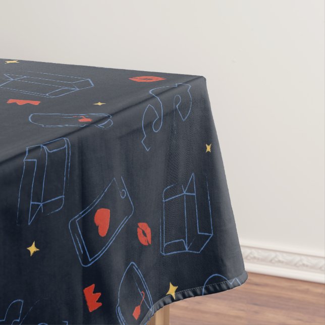 Nappe Ted Lasso | Tea et biscuit Icon Toss Motif (In Situ)