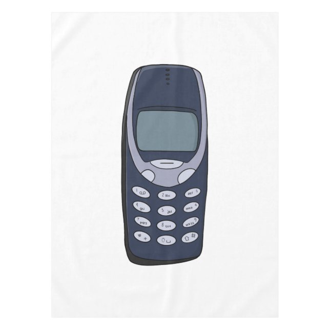 Nappe Téléphone cellulaire vintage (Devant)