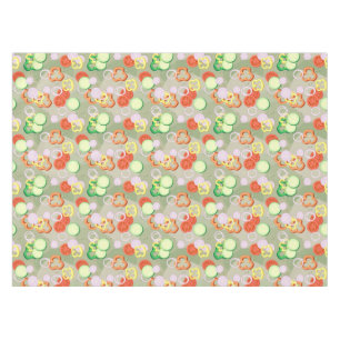 Nappe Texture avec des tranches de légumes
