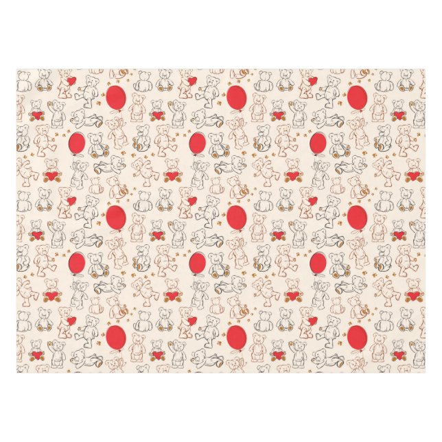 Nappe Texture avec le nounours (Devant (Horizontal))