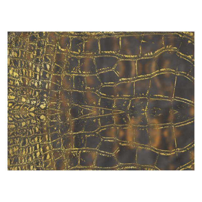 Nappe Texture de peau de serpent d'or de Faux sur le (Devant (Horizontal))
