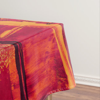 Nappe texturée orange brûlé