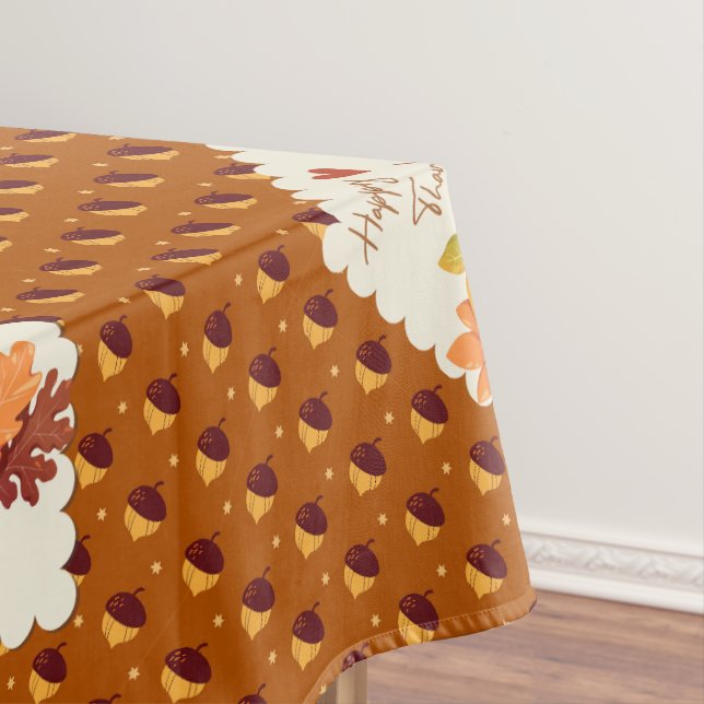 Nappe Thanksgiving Citrouille à tarte Turquie (In Situ)