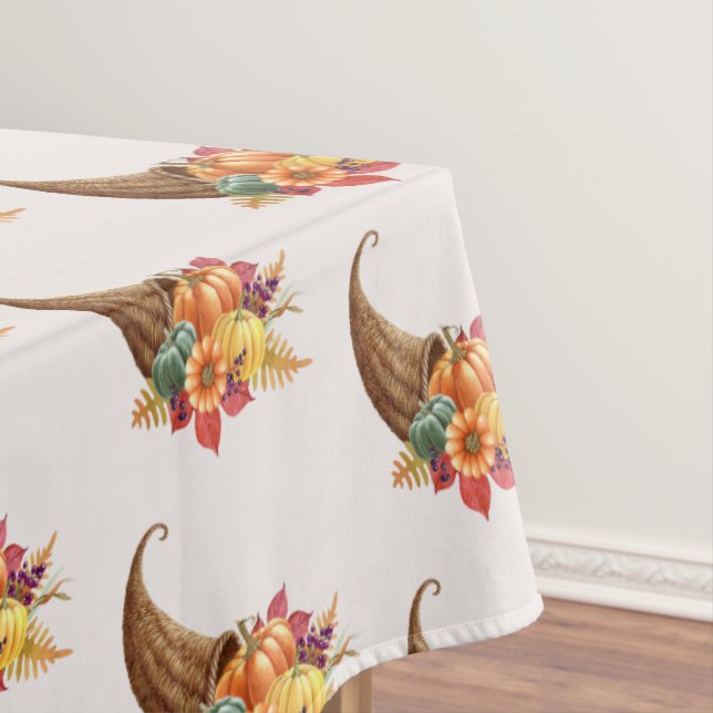 Nappe Thanksgiving Cornucopia Tablecloth (In Situ)