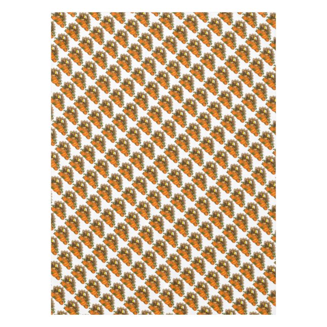Nappe Thanksgiving Nappe/Turquie et Citrouilles (Devant)