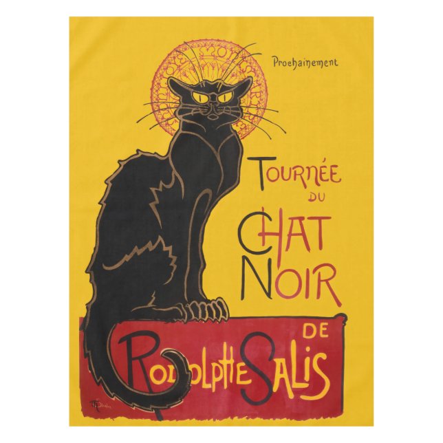 Nappe Theophile Steinlen - Le Chat Noir Vintage (Devant)