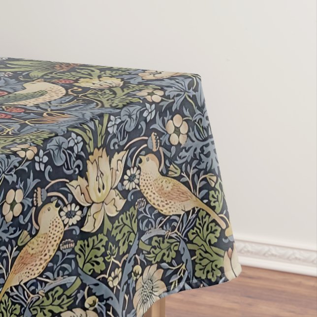 Nappe Thief fraise par William Morris Indigo Mineral (In Situ)